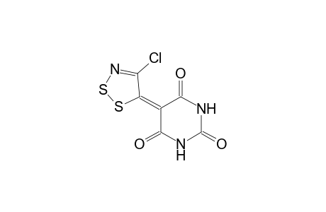 5-(4-Chloranyl-1,2,3-dithiazol-5-ylidene)-1,3-diazinane-2,4,6-trione