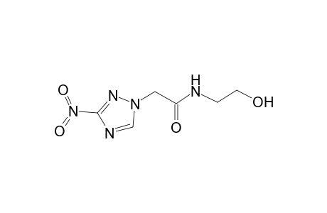 1H-1,2,4-triazole-1-acetamide, N-(2-hydroxyethyl)-3-nitro-