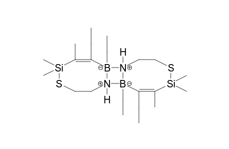 (NB)2-Dimers of 5,6-diethyl-7,8,8-trimethyl-1-thia-4-aza-5-bora-8-sila-6-cyclooctene