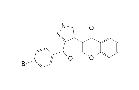 3-(4-BROMOBENZOYL)-4-(3-CHROMONYL)-2-PYRAZOLINE