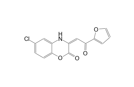 (3E)-6-chloro-3-[2-(2-furyl)-2-oxoethylidene]-3,4-dihydro-2H-1,4-benzoxazin-2-one