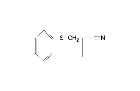 2-methyl-3-(phenylthio)propionitrile