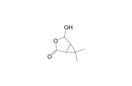 2-Hydroxy-6,6-dimethyl-3-oxabicyclo[3.1.0]hexan-4-one