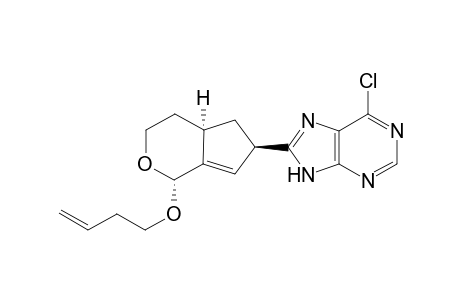 [9'-(But-3''-enyloxy)-8'-oxabicyclo[3.4.0]non-1'-en-3'-yl)-9H-6-chloropurine