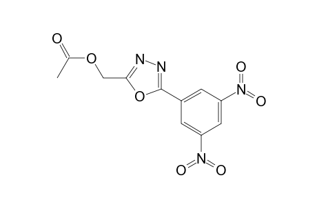 Acetic acid 5-(3,5-dinitro-phenyl)-[1,3,4]oxadiazol-2-ylmethyl ester