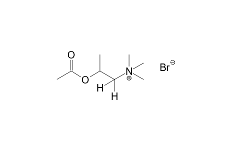 (2-hydroxypropyl)trimethylammonium bromide, acetate (ester)