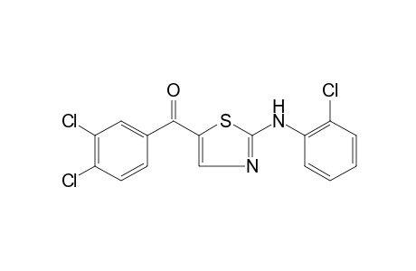 2-(o-CHLOROANILINO)-5-THIAZOLYL 3,4-DICHLOROPHENYL KETONE