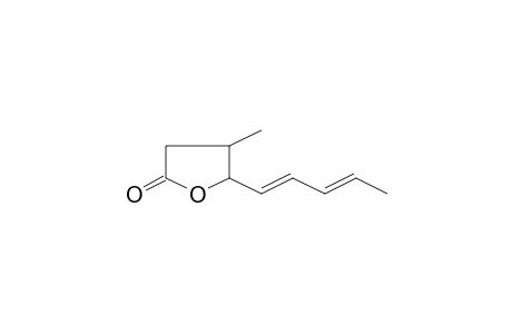 4-Methyl-5-penta-1,3-dienyltetrahydrofuran-2-one