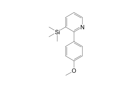 2-(4-Methoxyphenyl)-3-(trimethylsilyl)pyridine