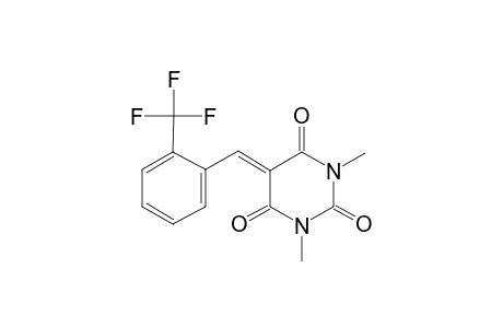 1,3-Dimethyl-5-[2-(trifluoromethyl)benzylidene]-2,4,6(1H,3H,5H)-pyrimidinetrione