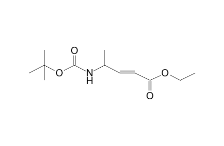 Ethyl (2E)-4-[(tert-butoxycarbonyl)amino]-2-pentenoate