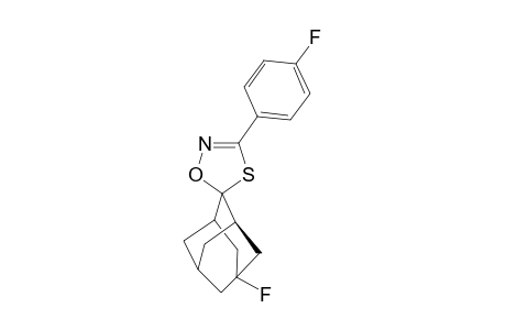 (Z)-5-Fluoro-3'-(4-fluorophenyl)adamantane-2-spiro-5'-(delta.(2)-1',4',2'-oxathiazoline)