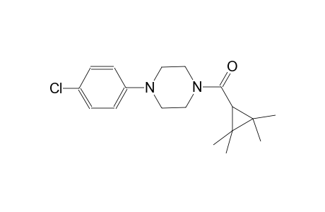 1-(4-chlorophenyl)-4-[(2,2,3,3-tetramethylcyclopropyl)carbonyl]piperazine