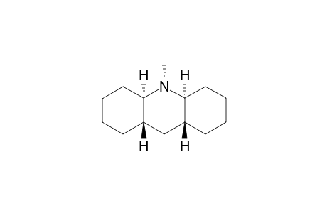 (4A-ALPHA,8A-BETA,9A-BETA,10A-ALPHA)-TETRADECAHYDRO-10-METHYLACRIDINE