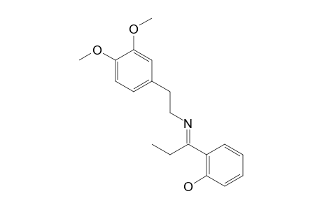 o-[N-(3,4-dimethoxyphenethyl)propionimidoyl]phenol