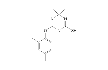 1,4-dihydro-4,4-dimethyl-6-(2,4-xylyloxy)-s-triazine-2-thiol