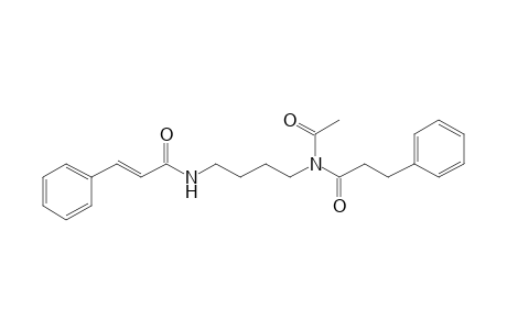 EDULIMIDE;N-1-CINNAMOYL-N-2-ACETYL-N-2-DIHYDROCINNAMOYL-PUTRESCINE