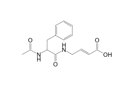 (E)-4-[(2-acetamido-1-oxo-3-phenylpropyl)amino]-2-butenoic acid