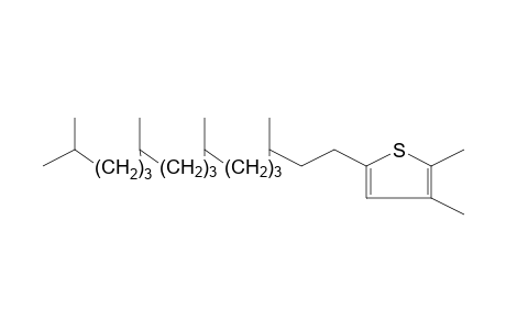 THIOPHENE, 2,3-DIMETHYL-5-(3,7,11,15-TETRAMETHYLHEXADECYL)-