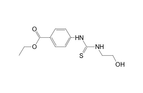 Ethyl 4-({[(2-hydroxyethyl)amino]carbothioyl}amino)benzoate