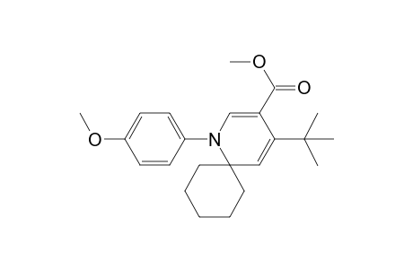 Methyl 4-tert-Butyl-1-(4-methoxyphenyl)-1-azaspiro[5.5]-undeca-2,4-diene-3-carboxylate