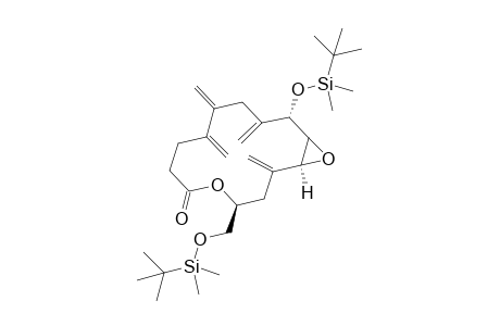 (1S,4S,13S)-13-[(t-Butyl)dimethylsilyloxy]-4-{[(t-butyl)dimethylsilyloxy]methyl}-2,9,10,12-tetramethylene-5,15-dioxabicyclo[12.1.0]pentadecan-6-one