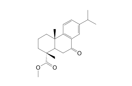 (1R,4aS)-7-isopropyl-9-keto-1,4a-dimethyl-3,4,10,10a-tetrahydro-2H-phenanthrene-1-carboxylic acid methyl ester