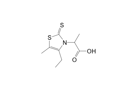 alpha,5-dimethyl-4-ethyl-2-thioxo-4-thiazoline-3 acetic acid