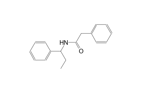 2-phenyl-N-(1-phenylpropyl)acetamide