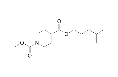 Isonipecotic acid, N-methoxycarbonyl-, isohexyl ester