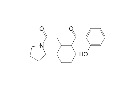 1-Pyrrolidino-2-(2-salicyloylcyclohexyl)ethanone