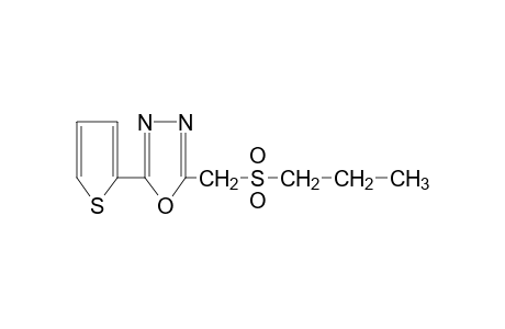 2-[(propylsulfonyl)methyl]-5-(2-thienyl)-1,3,4-oxadiazole