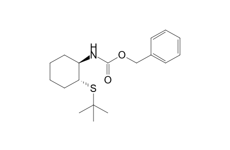 (phenylmethyl) N-[(1R,2R)-2-tert-butylsulfanylcyclohexyl]carbamate