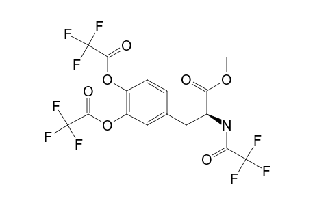 L-Dopa, methyl ester, N,o,o'-tri(trifluoroacetyl)-