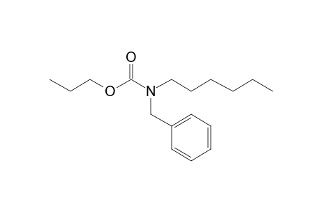 Carbamic acid, N-benzyl-N-hexyl-, propyl ester