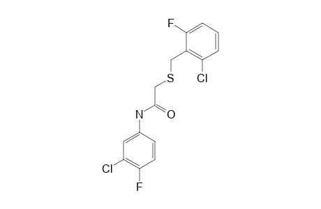 3'-chloro-2-[(2-chloro-6-fluorobenzyl)thio]-4'-fluoroacetanilide