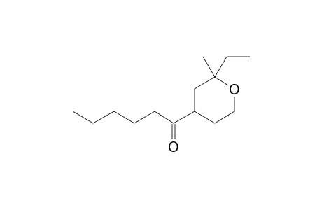 1-(2-Ethyl-2-methyltetrahydro-2H-pyran-4-yl)-1-hexanone