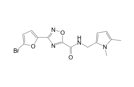3-(5-bromofuran-2-yl)-N-[(1,5-dimethyl-1H-pyrrol-2-yl)methyl]-1,2,4-oxadiazole-5-carboxamide