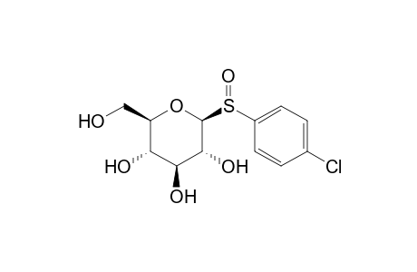 1-[(p-chlorophenyl)sulfinyl]-1-deoxy-beta-D-glucose