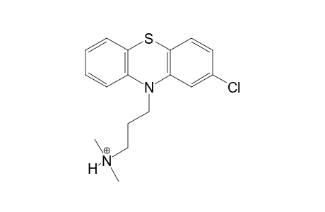 3-(2-chlorophenothiazin-10-yl)propyl-dimethylazanium