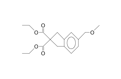 2H-Indene-2,2-dicarboxylic acid, 1,3-dihydro-5-(methoxymethyl)-, diethyl ester