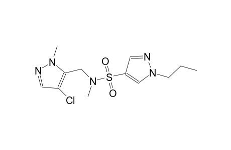 1H-pyrazole-4-sulfonamide, N-[(4-chloro-1-methyl-1H-pyrazol-5-yl)methyl]-N-methyl-1-propyl-