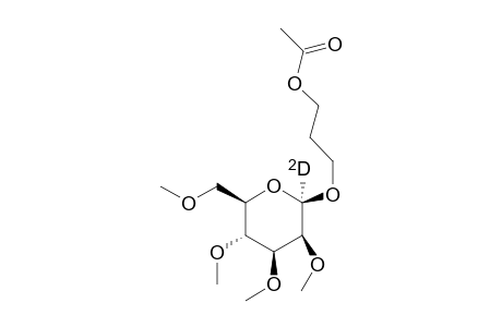 3-ACETYLOXYPROPYL-2,3,4,6-TETRA-O-METHYL-BETA-D-[1-(2)H]-MANNOPYRANOSIDE
