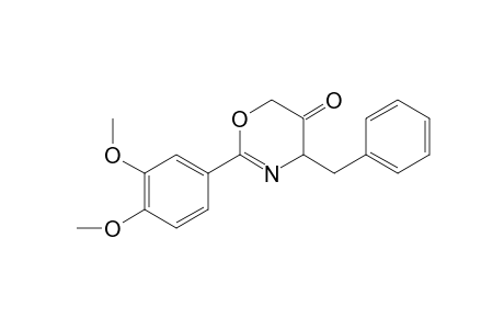 4-Benzyl-2-(3,4-dimethoxyphenyl)-4H-1,3-oxazin-5(6H)-one
