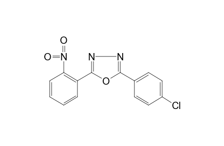 2-(p-chlorophenyl)-5-(o-nitrophenyl)-1,3,4-oxadiazole