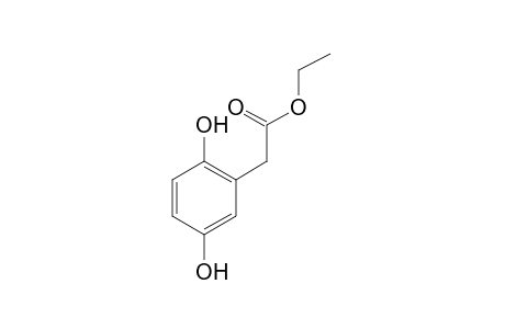 (2,5-dihydroxyphenyl)acetic acid, ethyl ester