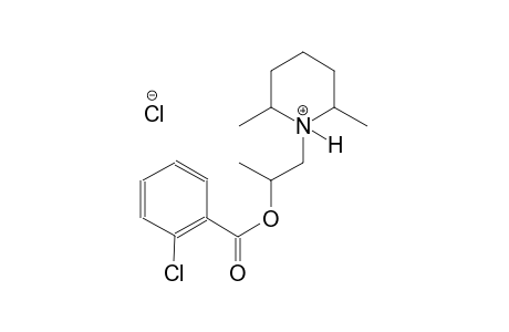 1-{2-[(2-chlorobenzoyl)oxy]propyl}-2,6-dimethylpiperidinium chloride