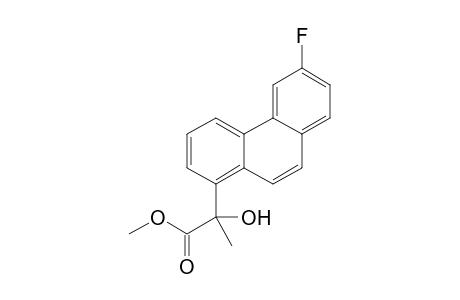 2-(6-fluoro-1-phenanthrenyl)-2-hydroxypropanoic acid methyl ester