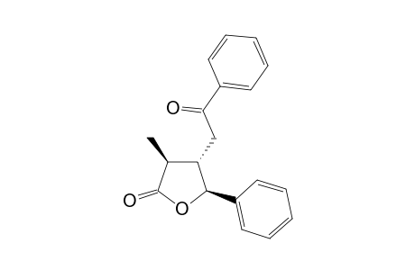 (3S,4S,5S)-3-methyl-4-phenacyl-5-phenyl-2-oxolanone