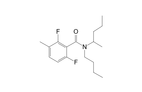 Benzamide, 2,6-difluoro-3-methyl-N-(2-pentyl)-N-butyl-